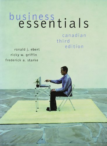 Book Business Essentials, Third Canadian Edition free