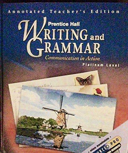Book Prentice Hall Prentice Hall Writing Grammer 10Th Grade Platinum Teacher Edition 2001 Isbn 0130433519 free