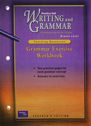 Book Writing and Grammar Communication in Action: Grammar Exercise Workbook, Bronze Level, Grade 7 (Teaching Resources) free