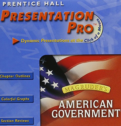 Book MAGRUDER'S AMERICAN GOVERNMENT PRESENTATION PRO CD-ROM 2001C free