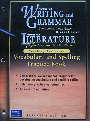 Book Prentice Hall Writing and Grammar: Vocabulary and Spelling free