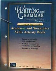 Book Writing And Grammar Communication In Action: Academic And Workplace Skills Activity Book free