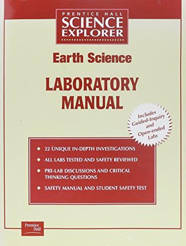 Book SCIENCE EXPLORER EARTH SCIENCE LAB MANUAL STUDENT EDITION 2001C free