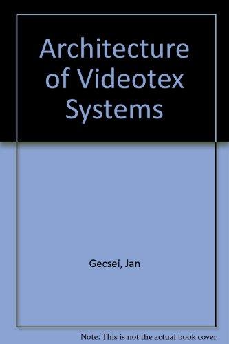 Book The Architecture of Videotex Systems free