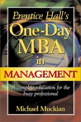Book Prentice Hall's One-day Mba In Management free