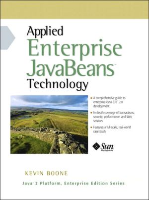 Book Applied Enterprise Javabeans Technology free