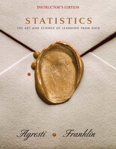 Book Statistics: The Art and Science of Learning from Data. INSTRUCTOR'S EDITION free