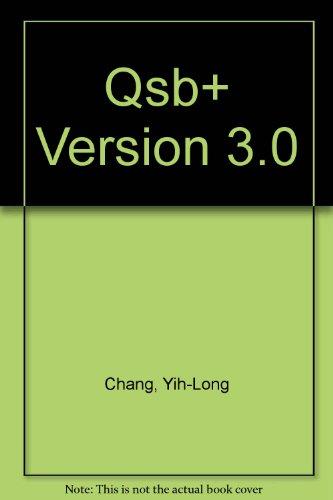 Book Qsb + Quantitative Systems For Business Plus Version 3.0 free