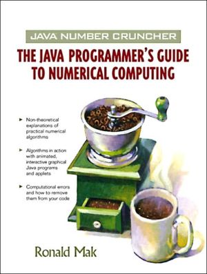 Book Java Number Cruncher: The Java Programmer's Guide to Numerical Computing free