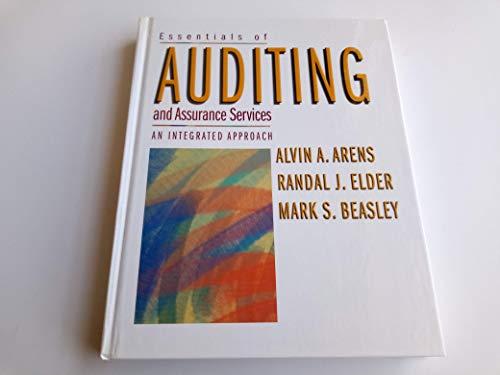 Book Essentials of Auditing and Assurance Services: An Integrated Approach free