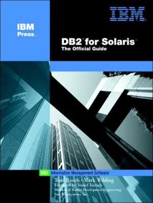 Book Db2 For Solaris: The Official Guide free