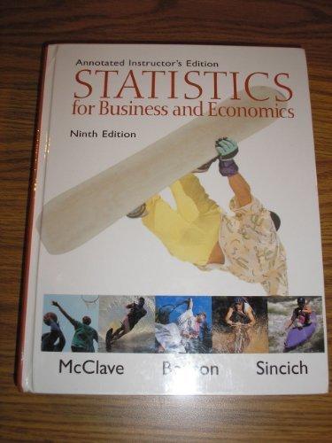 Book Statistics for Business and Economics free