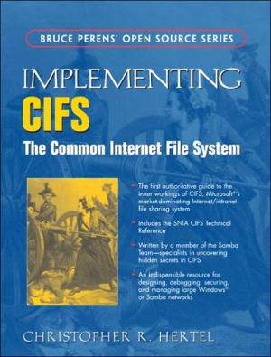 Book Implementing CIFS: The Common Internet File System free