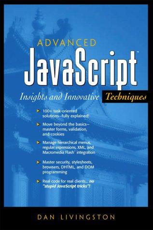 Book Advanced JavaScript: Insights and Innovative Techniques free