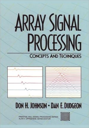 Book Array Signal Processing: Concepts and Techniques free