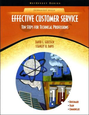 Book Effective Customer Service: Ten Steps for Technical Professions (NetEffect) free