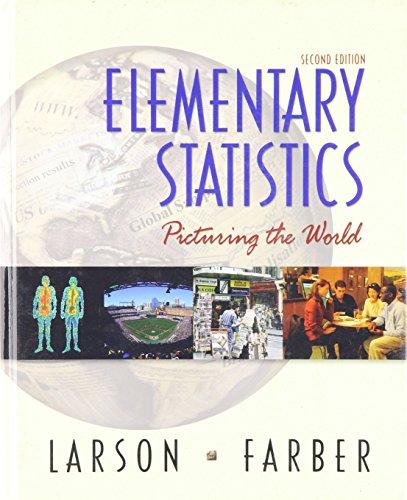 Book Elementary Statistics: Picturing the World free