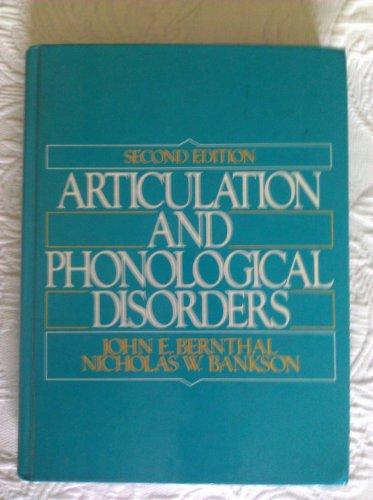 Book Articulation And Phonological Disorders free