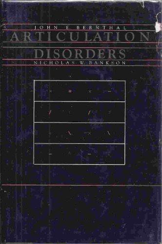 Book Articulation disorders free