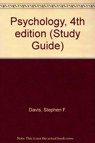 Book Psychology, Fourth Edition, Study Guide free