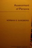 Book Assessment of persons (The Prentice-Hall series in personality) free