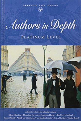 Book PRENTICE HALL LITERATURE:TVTT ANTHOLOGY AUTHORS IN-DEPTH PLATINUM (Prentice Hall Literature Library) free