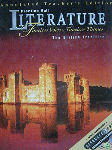 Book Literature: Timeless Voices, Timeless Themes- The British Tradition, Annotated Teacher's Edition free