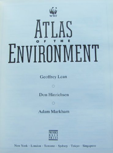 Book Atlas of the Environment free