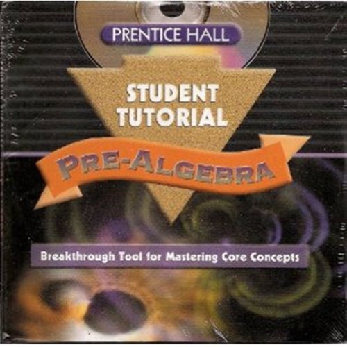 Book Pre-algebra Interactive Student Tutorial Cd-rom 2001c free