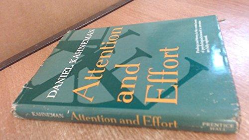 Book Attention and effort (Prentice-Hall series in experimental psychology) free