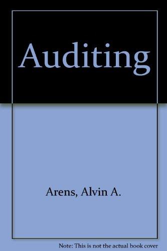 Book Auditing An Integrated Approach free