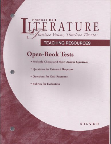 Book Literature Timeless Voices, Timeless Themes Open Book Tests Silver Level (Teaching Resources) free