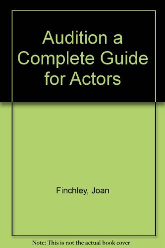 Book Audition a Complete Guide for Actors free