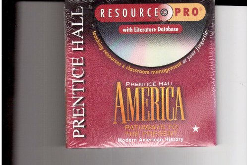Book Resource Pro With Literature Database Cd-rom (prentice Hall America Pathways To The Present Modern American History) free