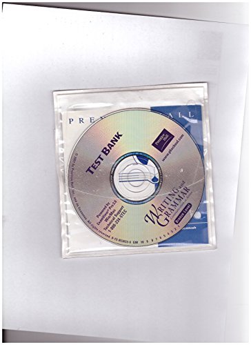 Book Prentice Hall Writing & Grammar Test Bank Cd-rom Grade 7 2001c free