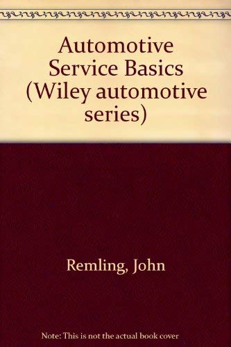 Book Automotive Service Basics (Wiley Automotive Series) free