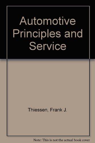 Book Automotive Principles and Service free