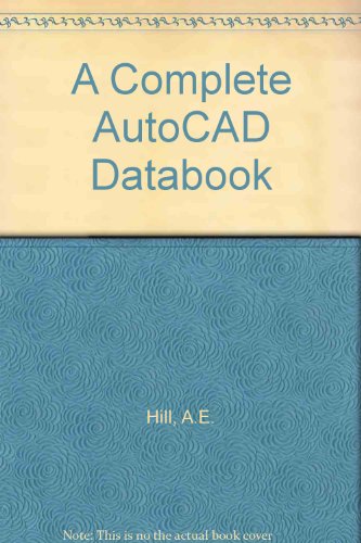 Book A Complete Autocad Databook free