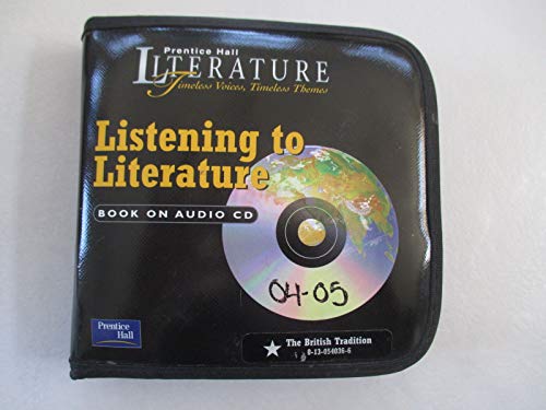 Book Prentice Hall Literature: Timeless Voices Timeless Themes 6e Listening  To Lit Book On Audio Cd Grade 12 2000c free