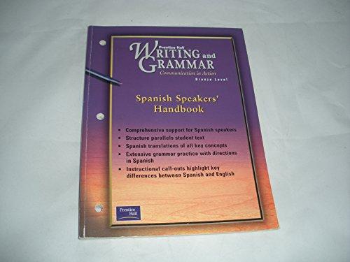 Book Prentice Hall Writing And Grammer 1 Edition Spanish Speakers Handbook Grade 7 2001c free