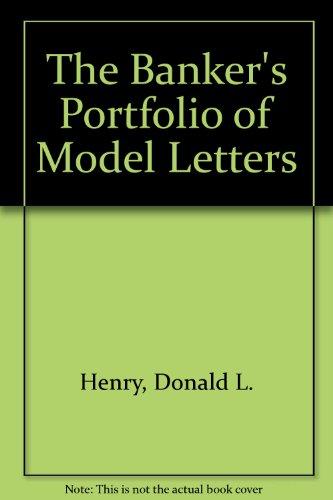 Book The Banker's Portfolio Of Model Letters free
