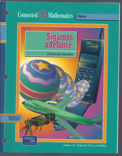 Book Connected Mathematics 3rd Edition Spanish Student Edition Moving        Straight Ahead Grade 7 2002c free