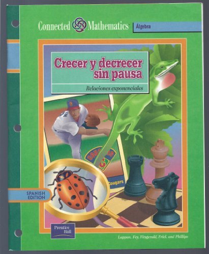 Book Connected Mathematics 3rd Edition Spanish Student Edition Growing,      Growing,growing Grade 8 2002c free