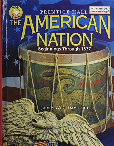 Book The American Nation: Beginnings Through 1877 Texas Edition free