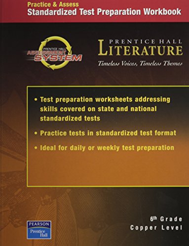 Book Prentice Hall Literature Timeless Voices Timeless Themes 7th Edition    Test Preparation Workbook Grade 6 2002c free