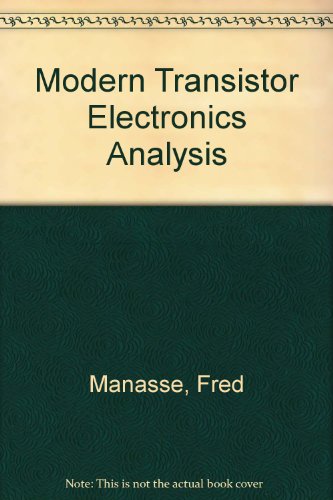 Book Modern Transistor Electronics Analysis free