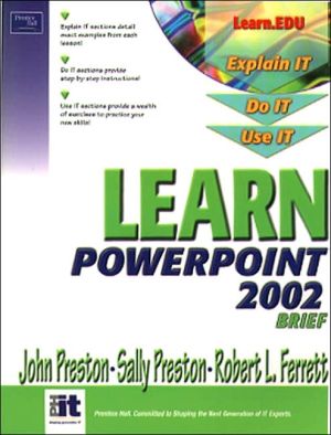 Book Learn Powerpoint 2002 Brief free