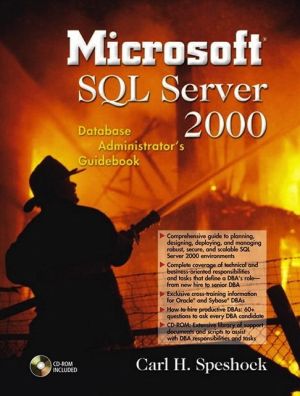 Book Microsoft Sql Server 2000 Database Administrator's Guidebook free