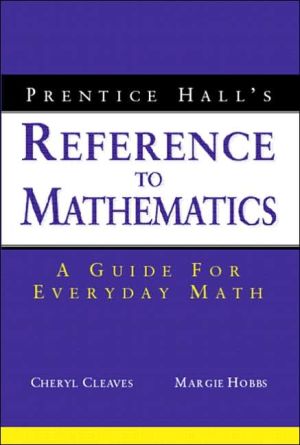 Book Prentice Hall's Reference to Mathematics: A Guide to Everyday Math free