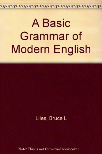 Book A Basic Grammar of Modern English free